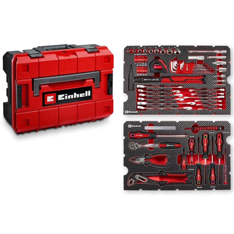 Einhell 370570 E-CASE 80-tlg. Werkzeugkoffer für 99,99 €