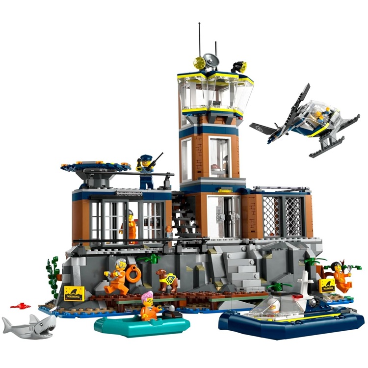 LEGO City 60419 Polizeistation auf der Gefängnisinsel für 71,90 €